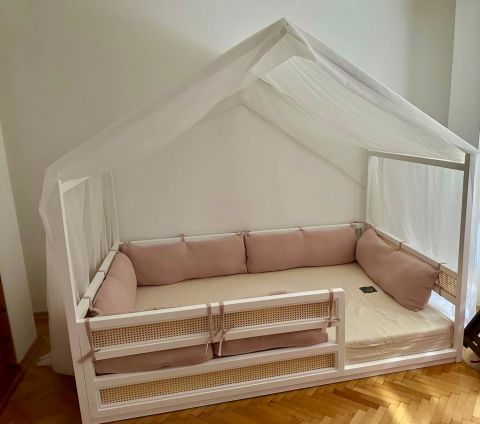 Minder Kenar Koruma Toz Pembe - 80x180