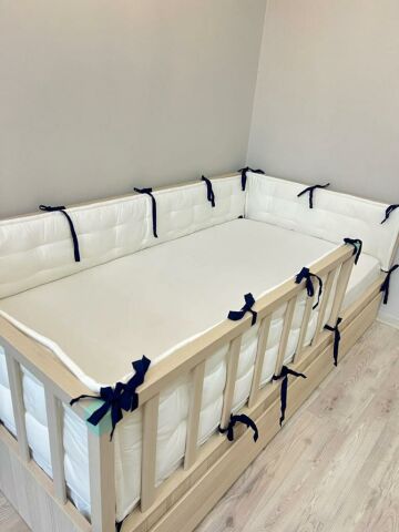 Yastık Kenar Koruma Kırık Beyaz - 120x200