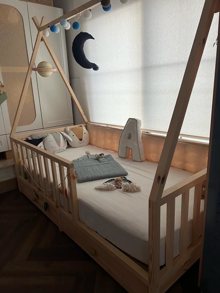 Yastık Kenar Koruma Bej - 80x180