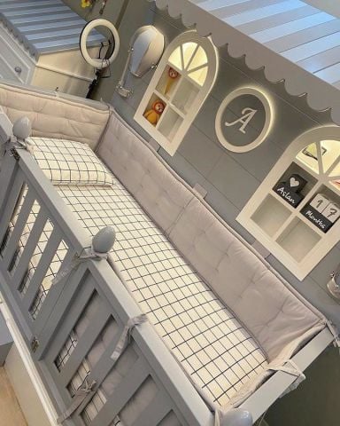 Yastık Kenar Koruma Gri - 100x200