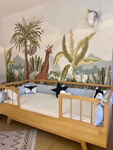 Minder Kenar Koruma Baby Blue - 80x180