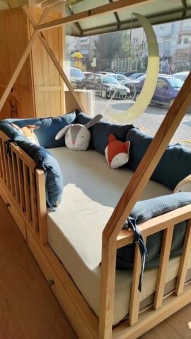 Minder Kenar Koruma Indigo - 80x180