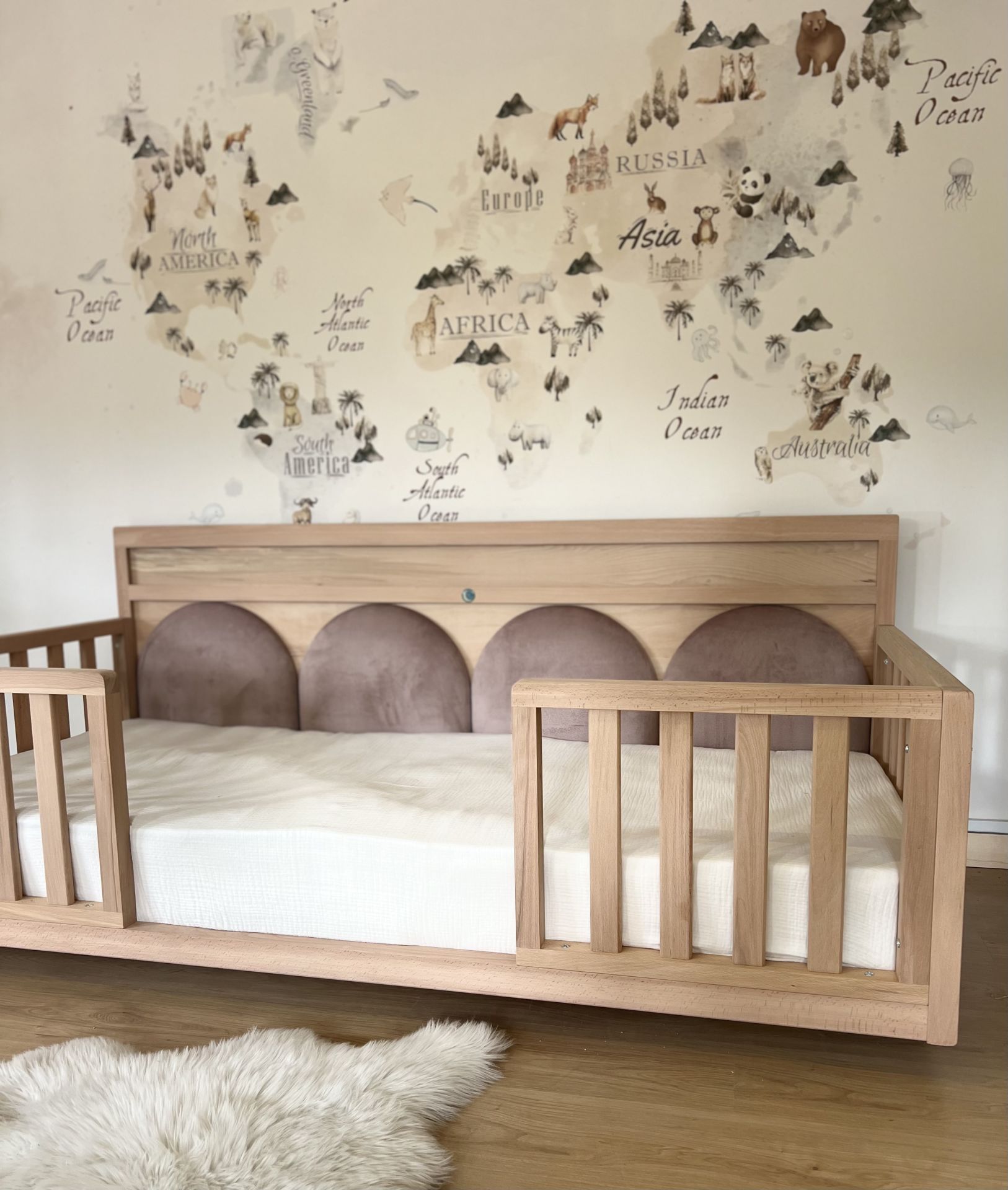 Muffin Montessori 90*190 Karyola(Cibinlik Hediyeli)