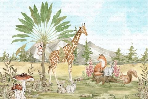 Soft Safari Duvar Kağıdı