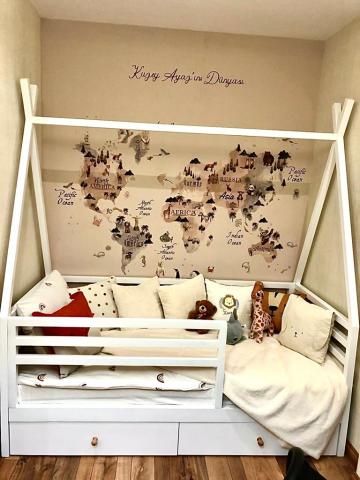 Tribal Kızılderili Masif Karyola