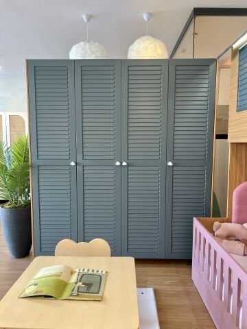 Cotta 4 Adet Panjur Kapaklı Gardırop
