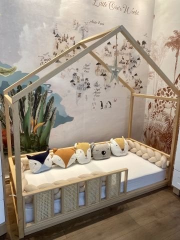 Souffle Takım (100*200 Sorbe Montessori Karyola ve Sufle Gardırop Son 1 Adet)