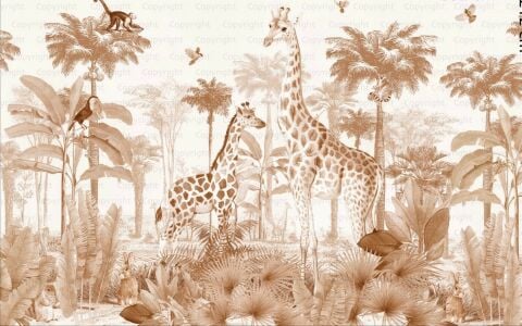 Mono Forest Duvar Kağıdı