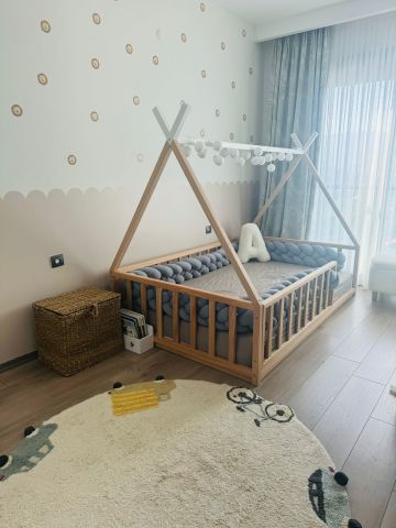 Tribal Kızılderili Masif Karyola 120x200 - Montessori - Kurulum istiyorum (+1.500₺ Kurulum hizmetimiz Ege ve Marmara Bölgesi ile sınırlıdır)