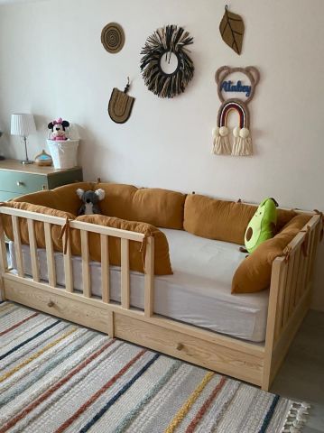 Odin  Masif Karyola Çekmece/Yavru Yataklı - 120x200 - Kurulum istemiyorum