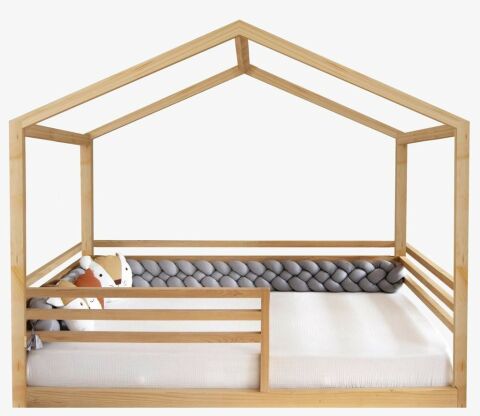 Biscuit Masif Karyola 80x180 - Çekmecesiz - Kurulum istemiyorum