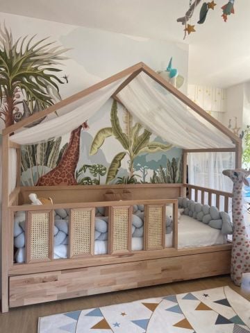 Sorbe Çekmeceli  Masif Karyola