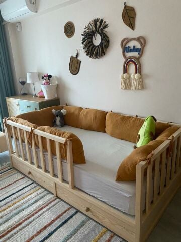 Odin  Masif Karyola Çekmecesiz - 100x200 - Kurulum istemiyorum