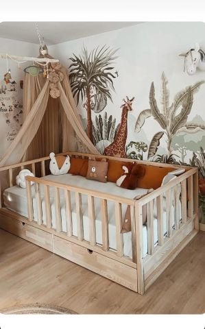 Odin  Masif Karyola Çekmecesiz - 100x200 - Kurulum istemiyorum